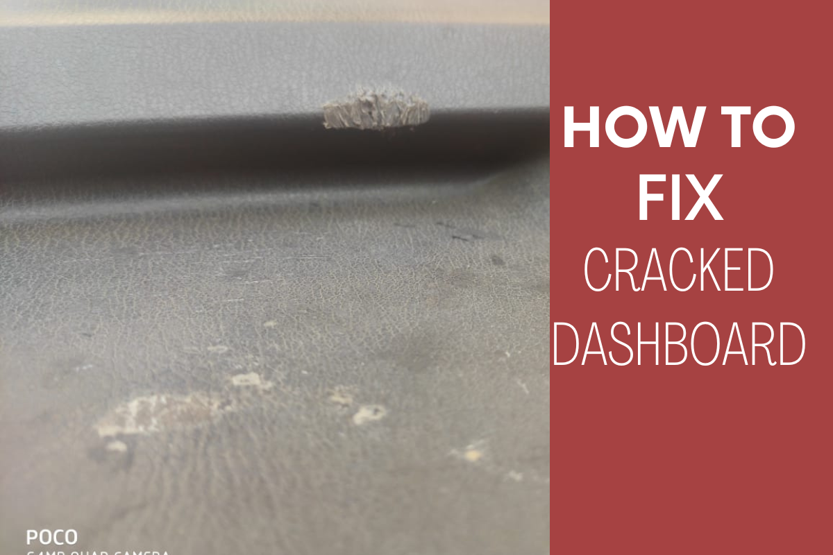 How to Fix Cracked Dashboard by applying moldable glue
