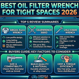 best oil filter wrench for tight spaces 2026